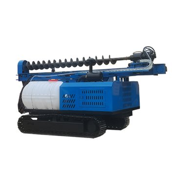 光伏打桩机螺旋打桩钻井轻型庭院岩石矿山引孔履带式潜孔钻机